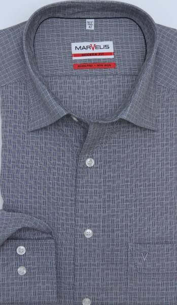 Marvelis Hemd extra lg. Arm 69cm, Modern Fit -marine- 72476918